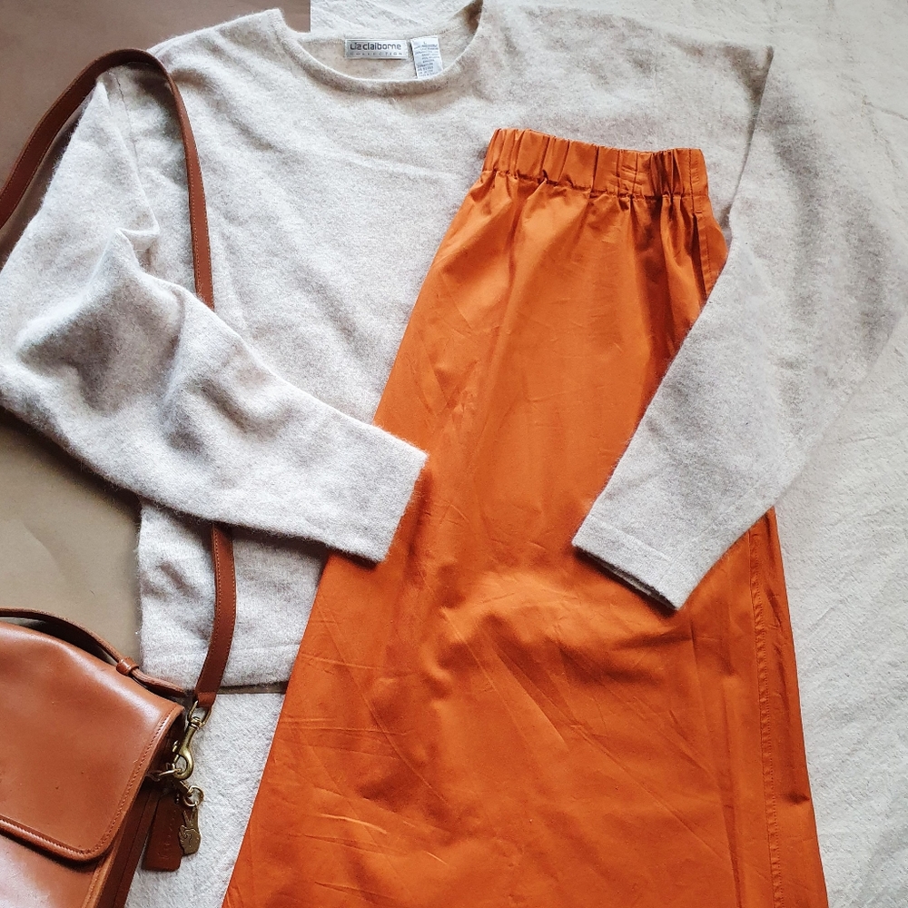 Everlane | Clean Cotton Pull-On Skirt Sz M